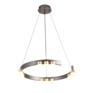 ANULUM | LED RING Ø80 | BRUSHED GREY