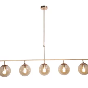 EETTAFELLAMP | 5 LICHT | FRENCH GOLD
