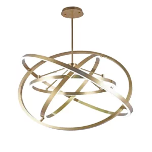 SATURN HANGLAMP BRUSHED GOLD