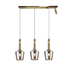ARNEB EETTAFELLAMP | ANTRACIET | GOLD