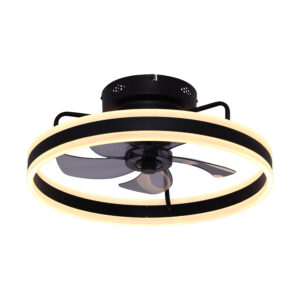 Ventilatorlamp Merva black