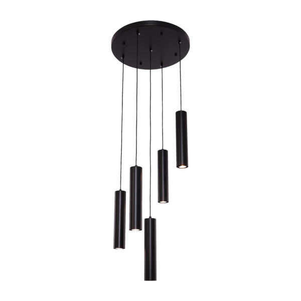Zwarte 6-Madrido lamp
